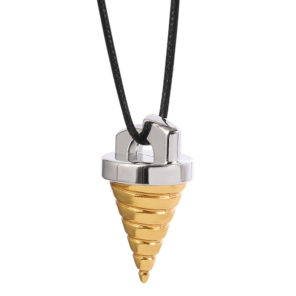 Anime Pendant Necklace - Moda Anime Konik Spiral Kolye, Çizgi