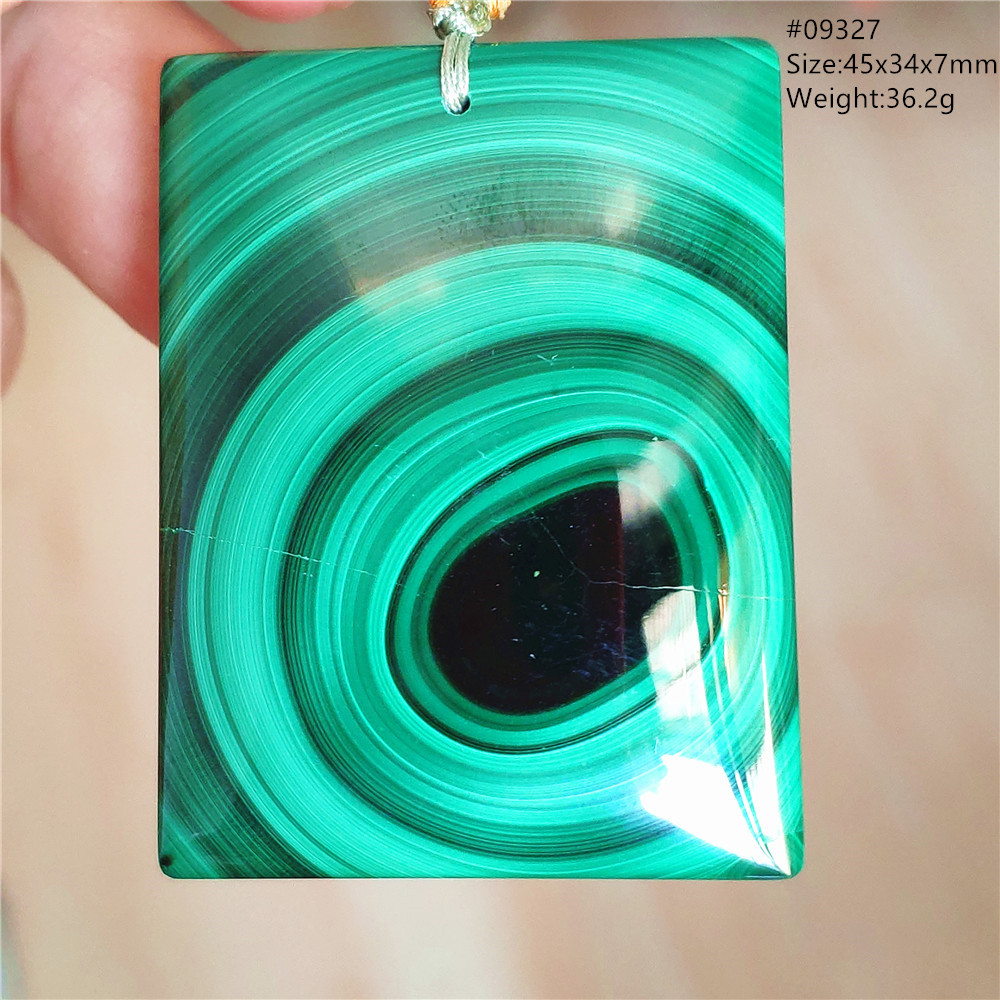 925 Sterling Silver Chain Necklace Men - Doğal Yeşil Chrysocolla Kolye Takı Malakit