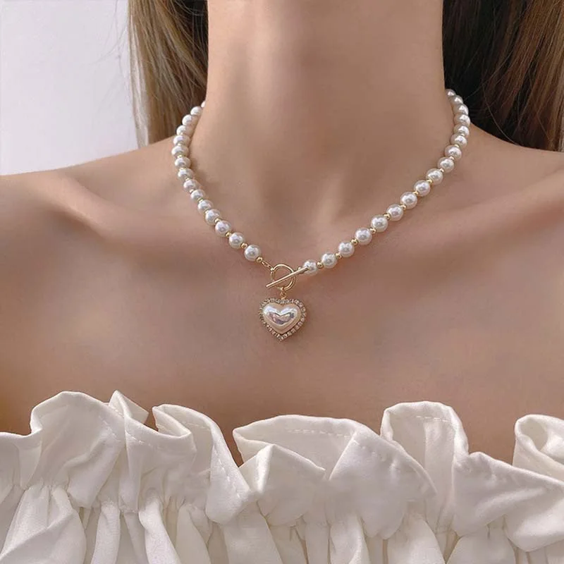Yeni Vintage İmitasyon İnci Ge - Pearl Choker Necklace Vintage incelemesi ve fiyatı