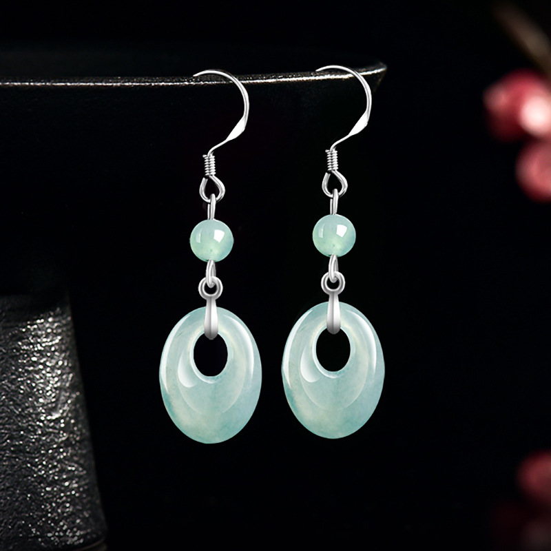 Myanmar Jadeite Yüzük Küpe 925 - Earrings incelemesi ve fiyatı