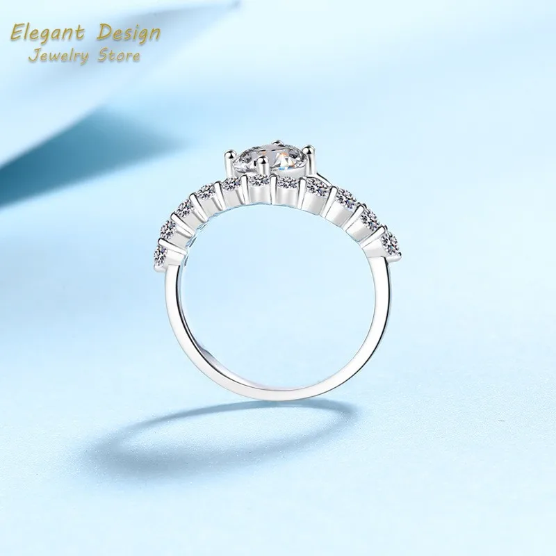 Crown of Love Platin Pt950 Niş - Moissanite Engagement Ring 1 Carat incelemesi ve fiyatı