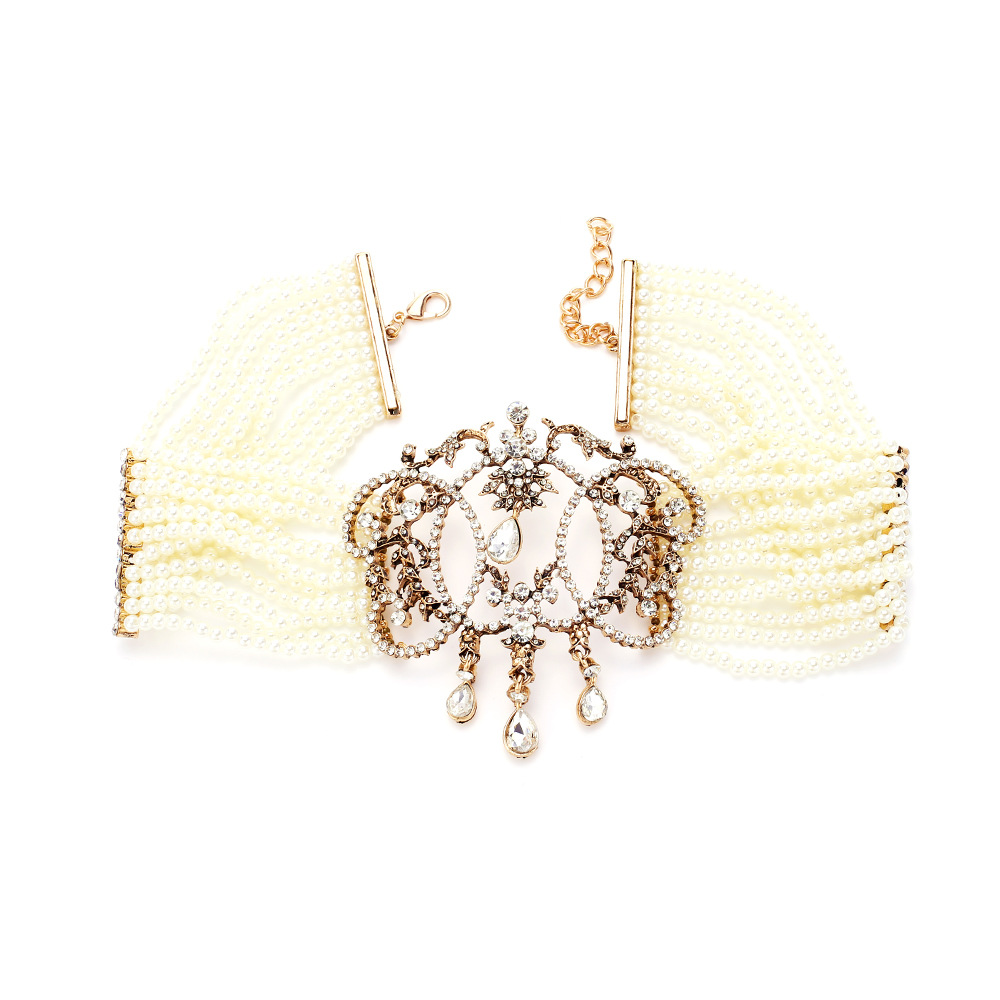 Kadınlar için Vintage Çok Katm - Pearl Choker Necklace Vintage incelemesi ve fiyatı