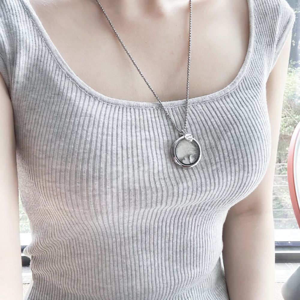 Paslanmaz Çelik Kalp Şeklinde  - Heart Locket Necklace Photo incelemesi ve fiyatı