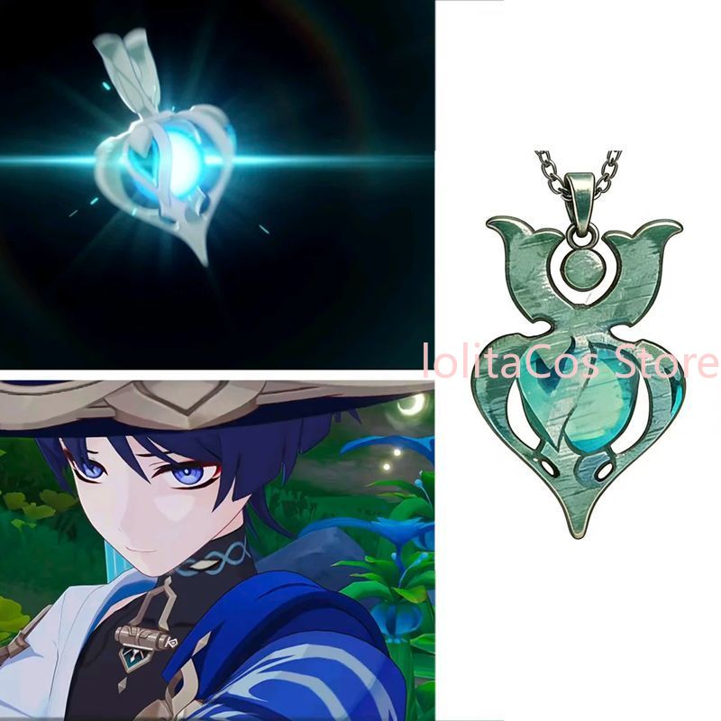 Genshin Impact Wanderer Metal  - Anime Pendant Necklace incelemesi ve fiyatı