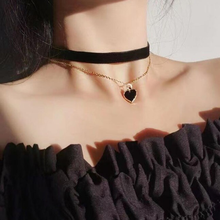 Romantik Çift Katmanlı Gerdanl - Layered Pendant Necklace Aesthetic incelemesi ve fiyatı