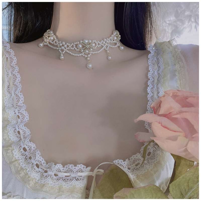 Lüks Vintage Inci Gerdanlık Ko - Pearl Choker Necklace Vintage incelemesi ve fiyatı