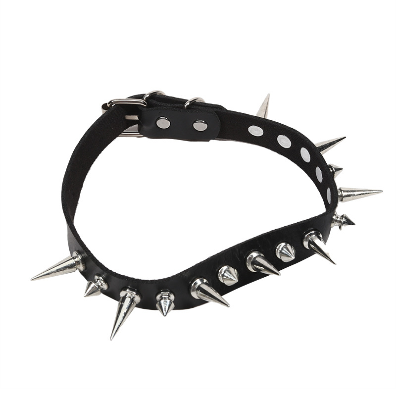 Punk Uzun Sivri Uçlu Choker, K - Goth Punk Spike Choker incelemesi ve fiyatı