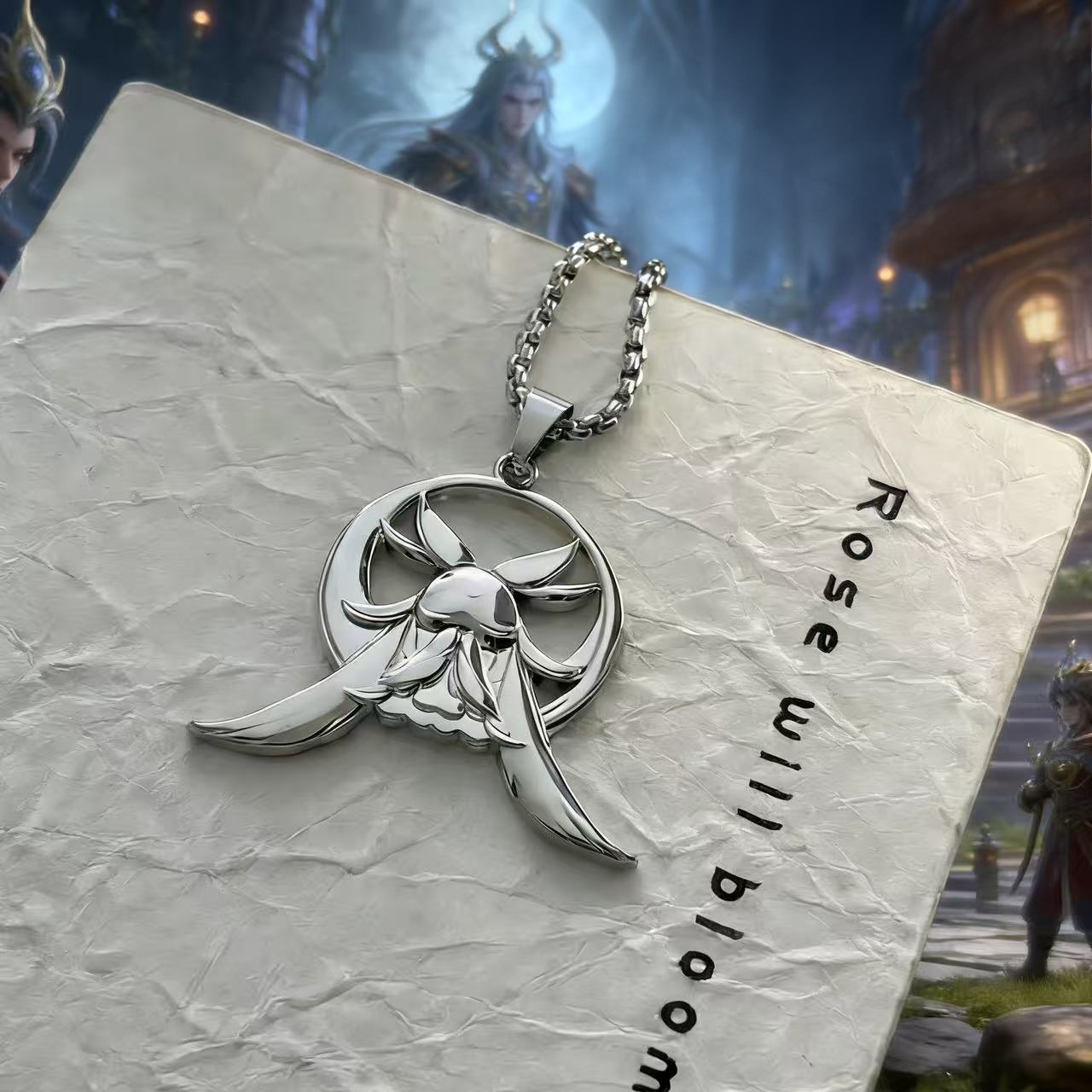 Oyun Genshin Etki Columbina Ku - Anime Pendant Necklace incelemesi ve fiyatı