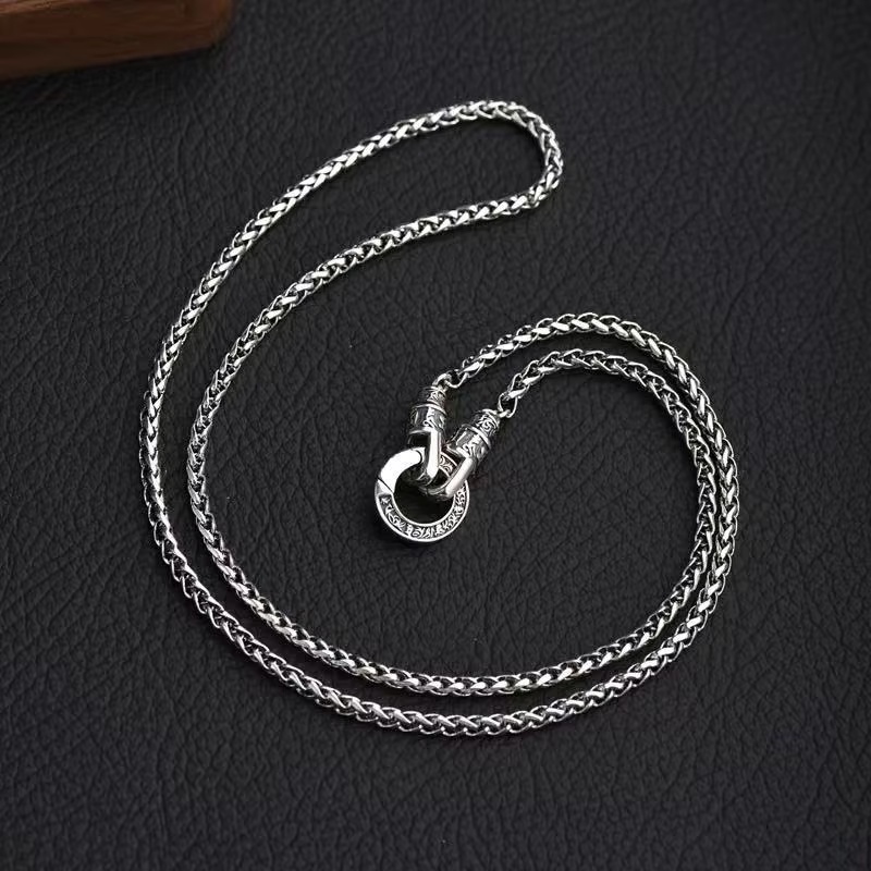 Yeni 925 Ayar Gümüş Kolye, Örg - 925 Sterling Silver Chain Necklace Men incelemesi ve fiyatı